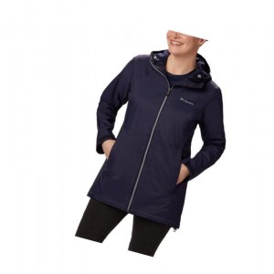 Columbia Switchback Lined Long Plus Size Mont Kadın Lacivert | 89630-TCRS