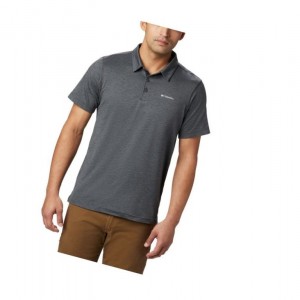 Columbia Tech Trail Big Polo Gömlek Erkek Koyu Gri | 70986-DMTC
