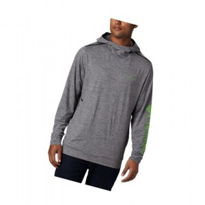 Columbia Tech Trail Kapşonlu Erkek Gri | 68914-MRPB
