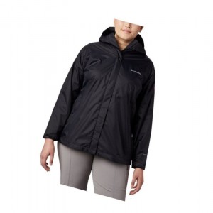 Columbia Tested Tough in Pink Rain II Plus Size Mont Kadın Siyah | 28679-TRSN