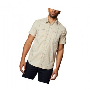Columbia Thirty Mile Ledge Short Sleeve Gömlek Erkek Haki | 16247-DRZY