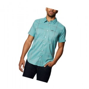 Columbia Thirty Mile Ledge Short Sleeve Gömlek Erkek Bakır | 10237-KHNI