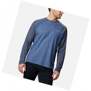 Columbia Thistletown Park Raglan Sweatshirt Erkek Lacivert | 41283-EGLH