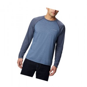 Columbia Thistletown Park Raglan Sweatshirt Erkek Lacivert | 26879-CDSG
