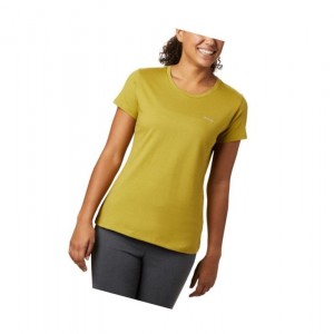 Columbia Thorne Bay Short Sleeve Tişört Kadın Sarı | 20197-TBEH
