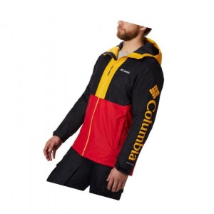Columbia Timberturner Insulated Mont Erkek Mavi Kırmızı Siyah | 46817-ZYHC
