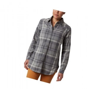 Columbia Times Two Long Sleeve Tunic Gömlek Kadın Gri | 85261-EVUJ