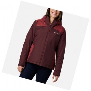 Columbia Tipton Peak Insulated Mont Kadın Kırmızı | 05489-TYAG