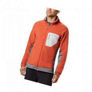 Columbia Titan Pass 2.0 II Fleece Mont Erkek Kırmızı Gri | 47120-UHWY