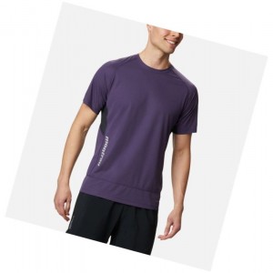 Columbia Titan Ultra II Short Sleeve Tişört Erkek Mor | 16824-KWLB