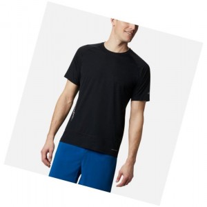 Columbia Titan Ultra II Short Sleeve Tişört Erkek Siyah | 08369-CTUS