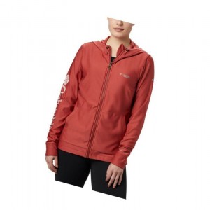 Columbia Trinity Trail Fleece Full Zip Mont Kadın Kırmızı | 76285-ISXZ