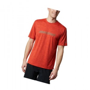 Columbia Trinity Trail Graphic Tişört Erkek Bordo | 70285-VJCS
