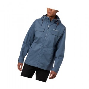 Columbia Tummil Pines Hooded Mont Erkek Mavi | 80429-XJHO