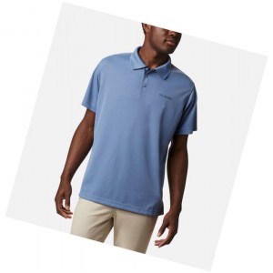 Columbia Utilizer Tall Polo Gömlek Erkek Gri Mavi | 67235-TARM