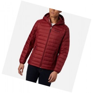 Columbia Voodoo Falls 590 TurboDown Hooded Puffer Mont Erkek Kırmızı | 81627-UYSN