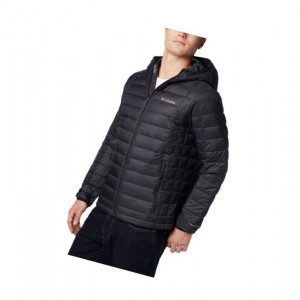 Columbia Voodoo Falls 590 TurboDown Hooded Puffer Mont Erkek Siyah | 16573-XAZE