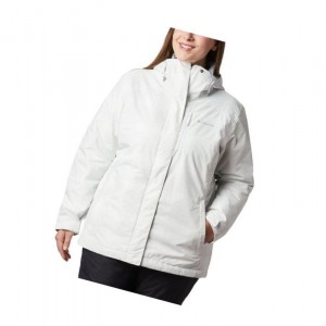 Columbia Whirlibird IV Interchange Plus Size Mont Kadın Beyaz | 63249-RQZE