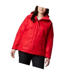 Columbia Whirlibird IV Interchange Plus Size Mont Kadın Kırmızı | 26918-DKQV