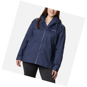 Columbia Windgates Plus Size Mont Kadın Lacivert | 41576-YBPX