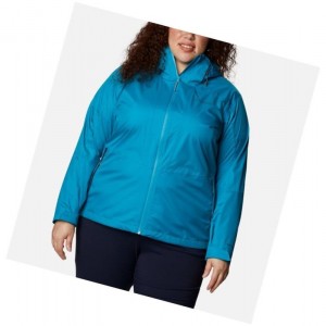 Columbia Windgates Plus Size Mont Kadın Mavi | 06257-ABRI