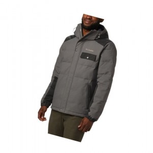 Columbia Winter Challenger Hooded Down Mont Erkek Yeşil | 02375-AORD