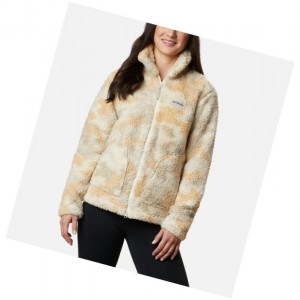 Columbia Winter Pass Sherpa Full Zip Mont Kadın Camo | 68124-QAIP