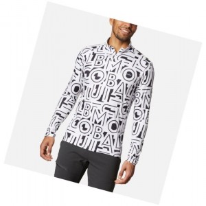 Columbia Winter Power Half Zip Sweatshirt Erkek Beyaz | 31584-GFIB
