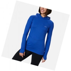 Columbia Winter Power Hooded Knit Kapşonlu Kadın Mavi | 28149-ZLUY