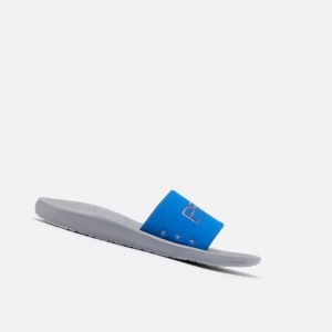 Columbia Yachtrocker PFG Slide Erkek Açık Indigo Turuncu | 21094-JRGV