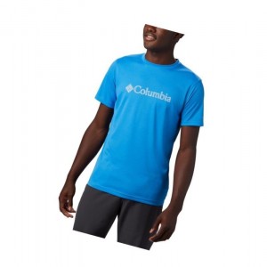 Columbia Zero Rules Short Sleeve Graphic Tişört Erkek Mavi Mavi | 25389-HKVB