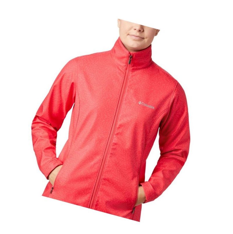 Columbia Airtrain Junction?Softshell Mont Kadın Kırmızı Kahverengi | 31428-TCXL