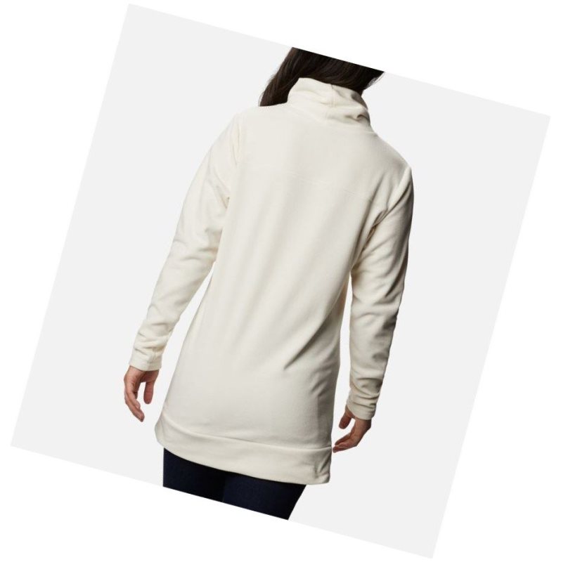 Columbia Ali Peak Fleece Tunic Sweatshirt Kadın Krema | 94318-WZBI