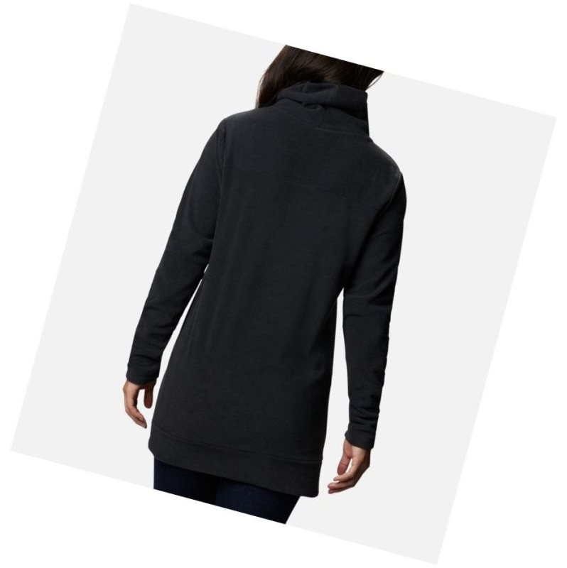 Columbia Ali Peak Fleece Tunic Sweatshirt Kadın Siyah | 13620-WMEK