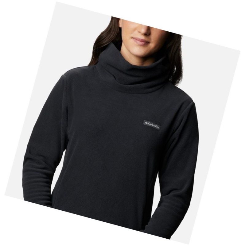 Columbia Ali Peak Fleece Tunic Sweatshirt Kadın Siyah | 13620-WMEK