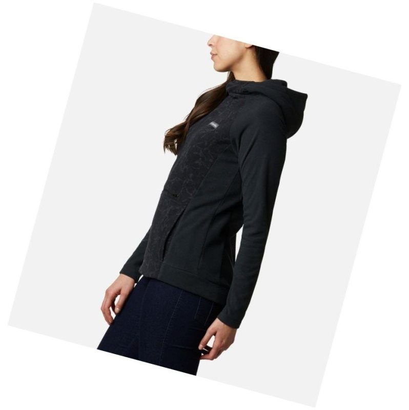Columbia Ali Peak Hooded Fleece Kapşonlu Kadın Siyah | 02497-LZGJ
