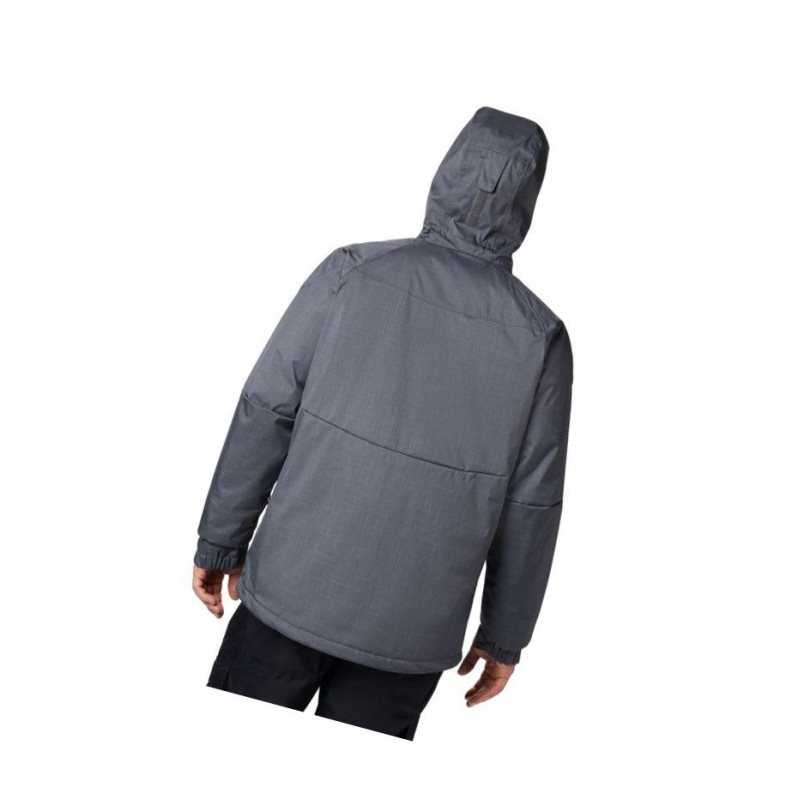 Columbia Alpine Action Insulated Mont Erkek Koyu Gri Mavi | 85629-JNEB