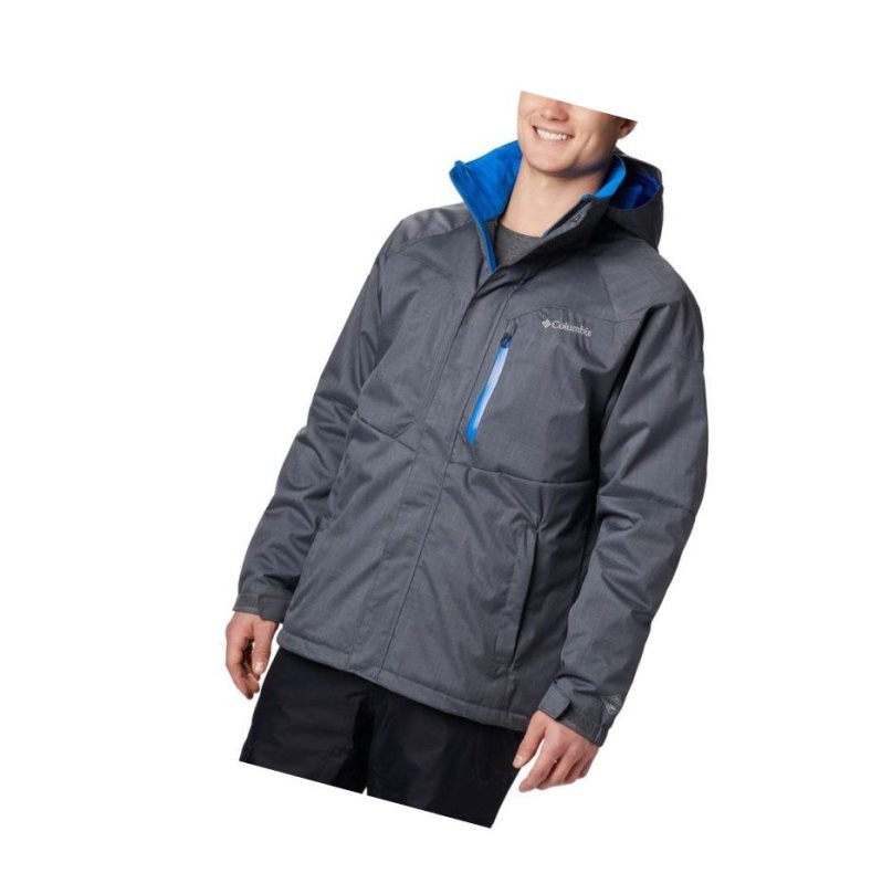 Columbia Alpine Action Insulated Mont Erkek Koyu Gri Mavi | 85629-JNEB