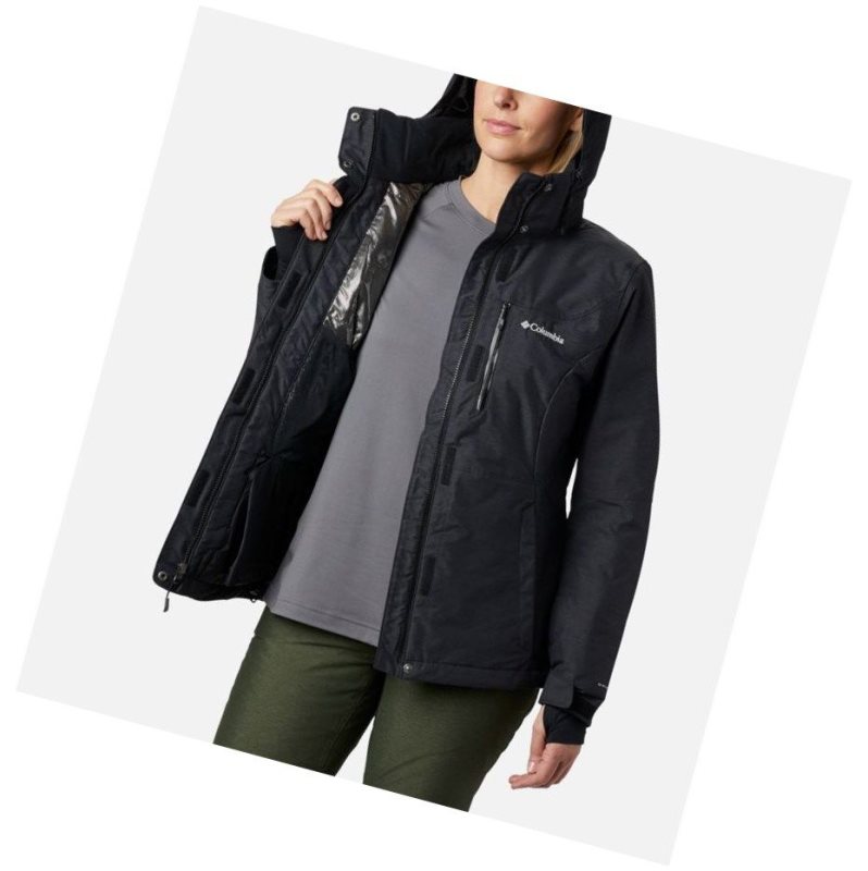Columbia Alpine Action Omni-Heat Mont Kadın Siyah | 03957-SPOD