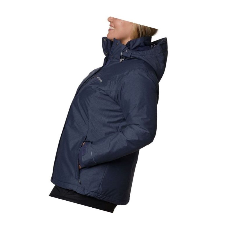 Columbia Alpine Action Omni-Heat Plus Size Mont Kadın Lacivert | 35927-GLUD