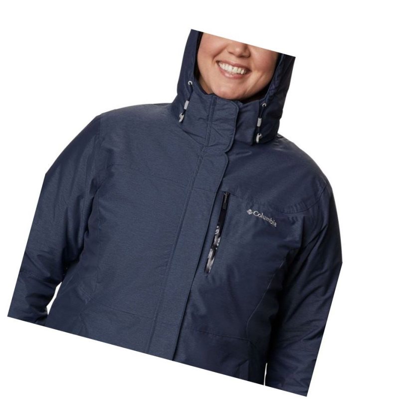 Columbia Alpine Action Omni-Heat Plus Size Mont Kadın Lacivert | 35927-GLUD