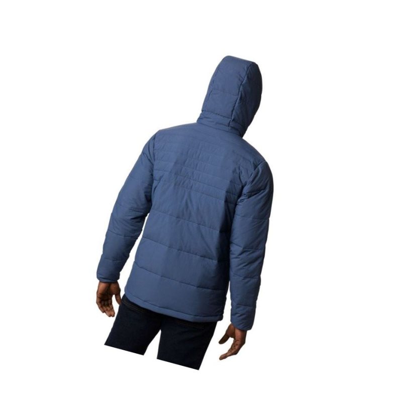 Columbia Alpine Tunnel 650 TurboDown Hooded Mont Erkek Koyu Mavi | 73829-OWJS
