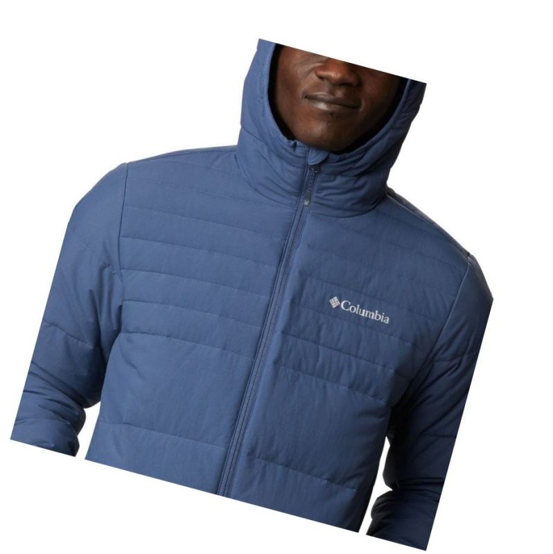 Columbia Alpine Tunnel 650 TurboDown Hooded Mont Erkek Koyu Mavi | 73829-OWJS