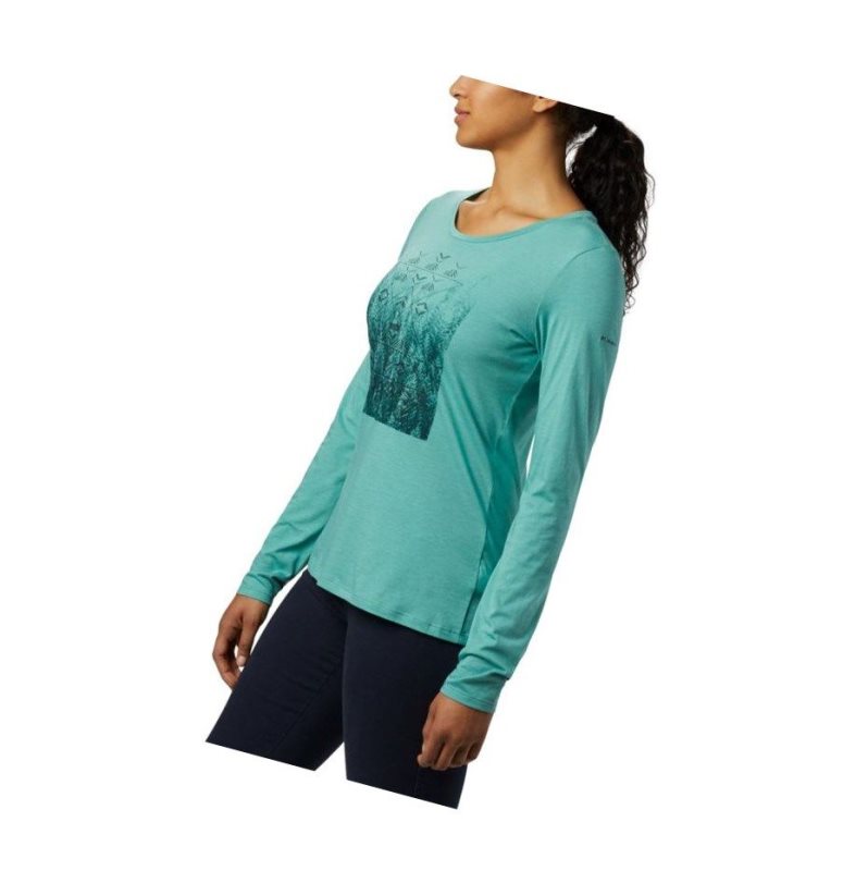 Columbia Alta Peak Long Sleeve Sweatshirt Kadın Bakır | 38029-EXLR