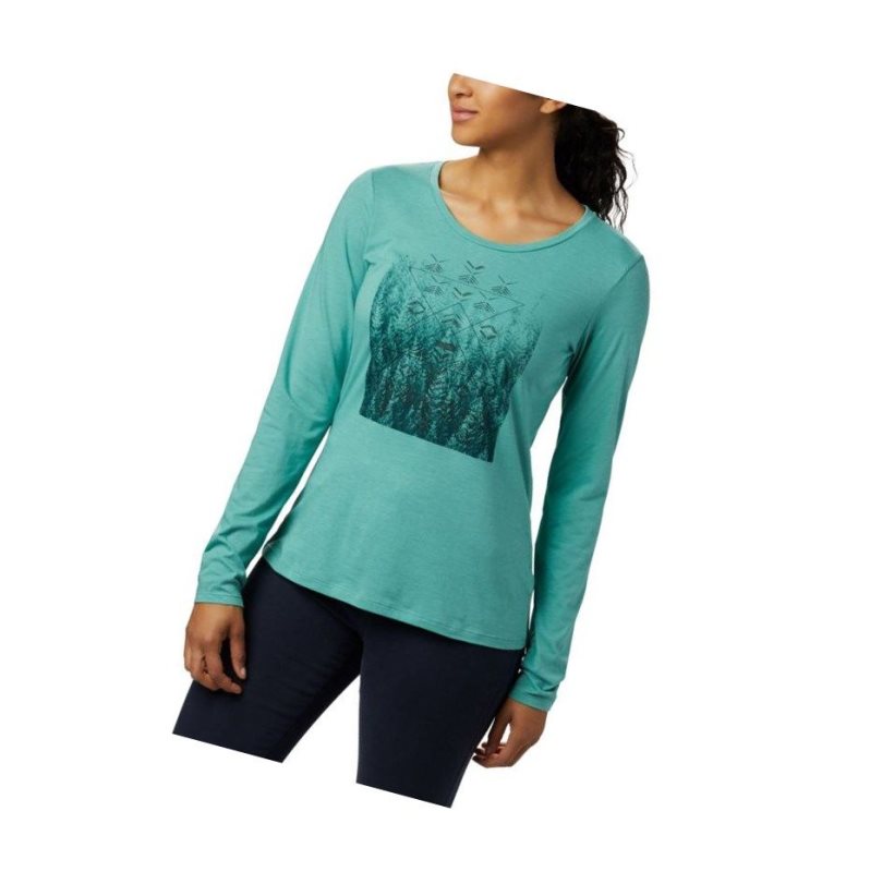 Columbia Alta Peak Long Sleeve Sweatshirt Kadın Bakır | 38029-EXLR