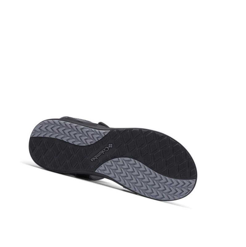 Columbia Ankle Strap Sandalet Erkek Siyah Gri | 75312-RAOI