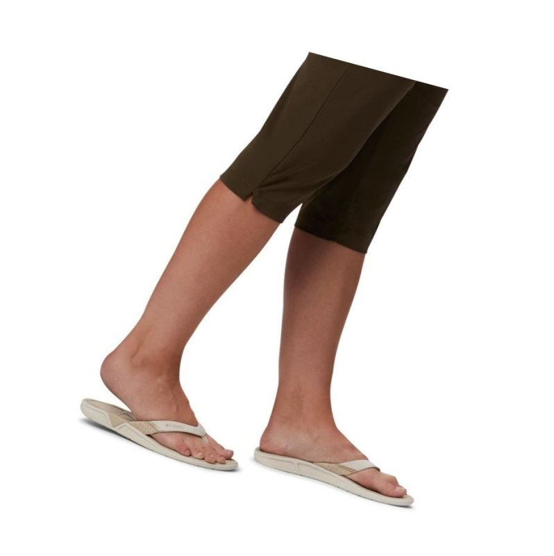 Columbia Anytime Casual Capri Pantolon Kadın Zeytin Yeşili | 09621-MDNA