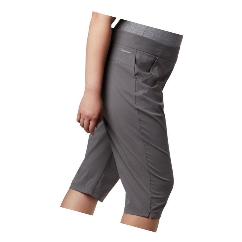 Columbia Anytime Casual Capri Plus Size Pantolon Kadın Gri | 05814-NJTE
