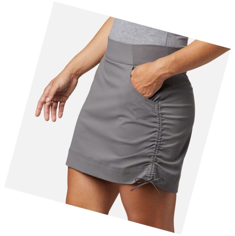 Columbia Anytime Casual Kısa Etek Kadın Gri | 31097-RIZN