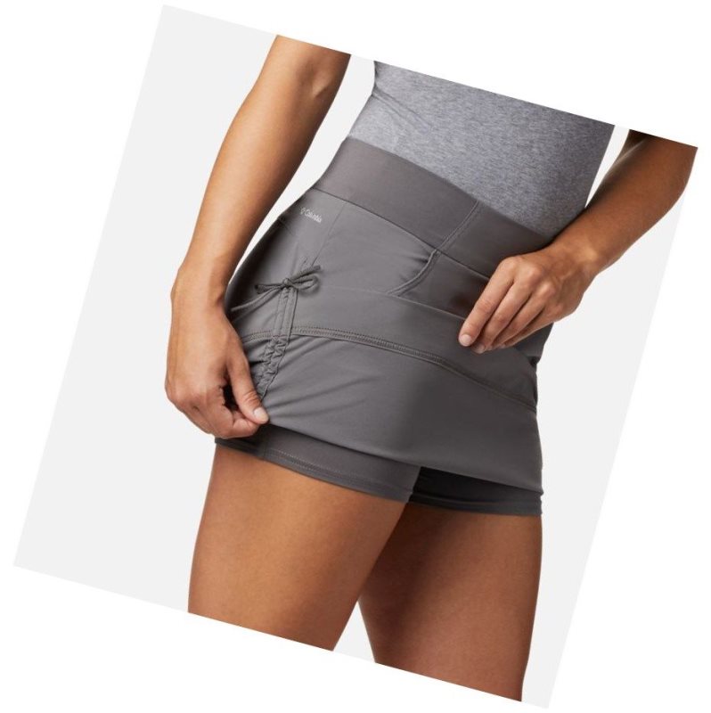Columbia Anytime Casual Kısa Etek Kadın Gri | 31097-RIZN